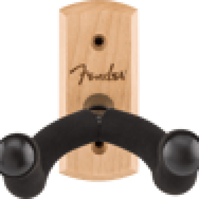 Fender 0991804089 Essentials Duvar Gitar Asma Aparatı (Maple) | Akçaağaç Desenli Ahşap Tabanlı Şık ve Güvenli Askı