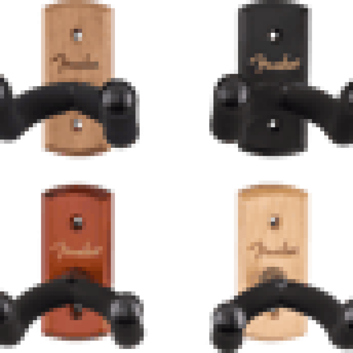 Fender 0991804089 Essentials Duvar Gitar Asma Aparatı (Maple) | Akçaağaç Desenli Ahşap Tabanlı Şık ve Güvenli Askı