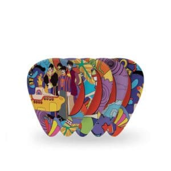 Planet Waves 1CWH2-10B7 Beatles Yellow Submarine Pena Thin (10lu Paket) | 50. Yıl Özel - Koleksiyonluk - Esnek