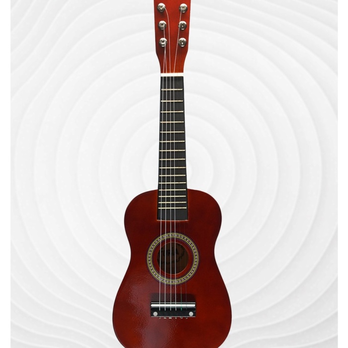 Hawiian U202-CF 6 Telli Çocuk Gitarı (Ceviz Rengi) | Gitar Eğitimine Başlangıç İçin Küçük Kasa Rahat Sap Yapısı Dolgun Ses