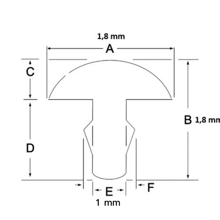 Manuel Raymond FB75 Gitar Perdesi (1 Adet) | Pirinç Malzeme 0.75mm