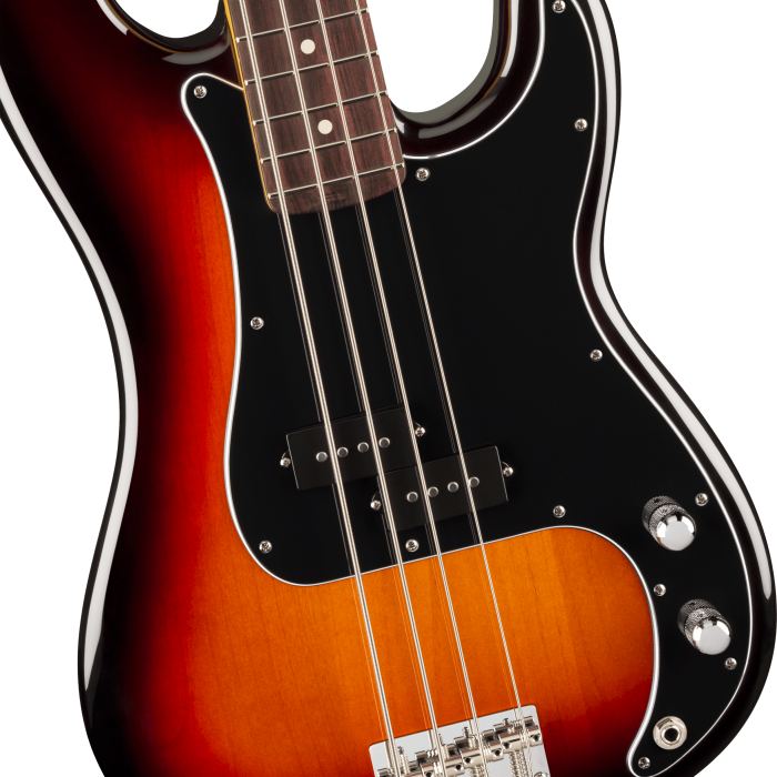 Fender 0198632379 American Professional Classic Precision Bass Gitar (Faded Lake Placid Blue) | Akçaağaç Klavye, Bölünmüş Single-Coil Manyetik ve 1963 C Sap Formu