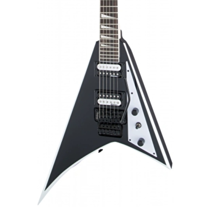 Jackson JS Rhoads JS32 Amaranth Klavye Black with White Bevels Elektro Gitar