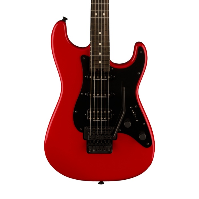 Charvel Pro-Mod Plus So-Cal Style 1 HH HT Sabit Köprü Abanoz Klavye Ferrari Red w/Bag Elektro Gitar