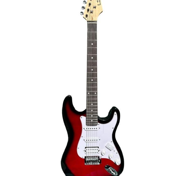Lilya St309-ssh/rb Elektro Gitar - Red Burst (eğitim - Ssh Strat) | 1 Humbucker - 2 Single Manyetik, Kırmızı Burst Renk, Yüksek Gain Uyumu | Ölçü: 4/4 Tam Boy (standart Yetişkin)