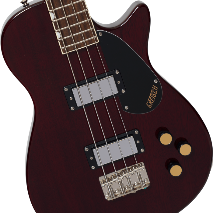 Gretsch Streamliner Jet Club Bass Single-Cut Laurel Klavye Walnut Stain Bas Gitar