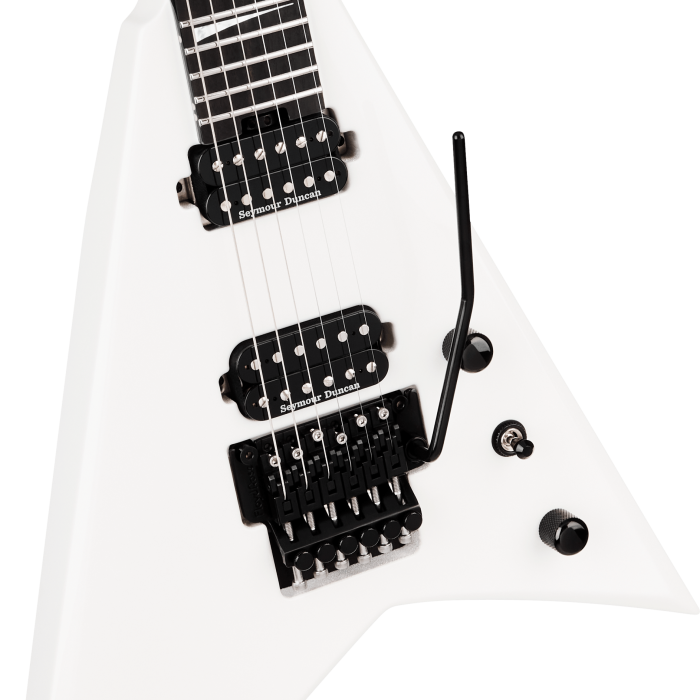 Jackson American Series Rhoads RR24 Abanoz Klavye Snow White Elektro Gitar