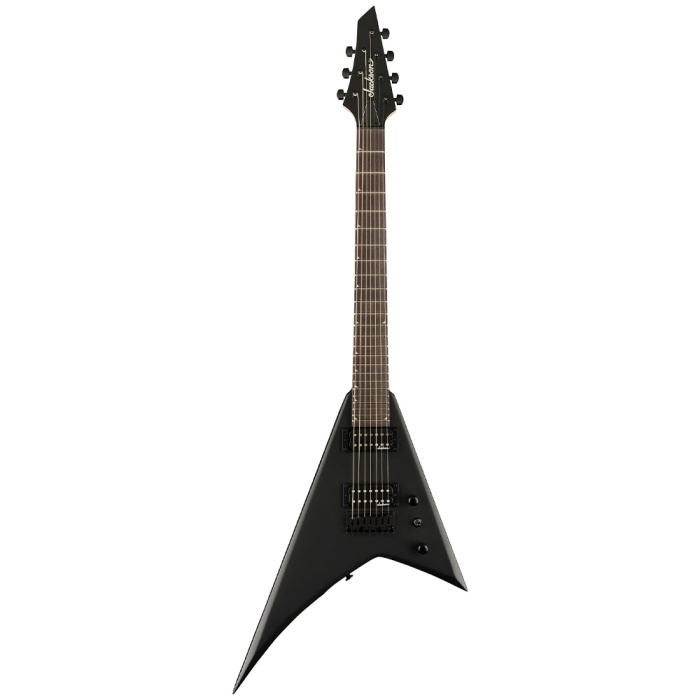 Jackson 2910137568 JS Series Rhoads RR JS22-7 HT 7 Telli Elektro Gitar (Satin Black - Amaranth Klavye) | JS Serisi 7 Telli Rhoads Tasarımı Sabit Köprü ve Mat Siyah