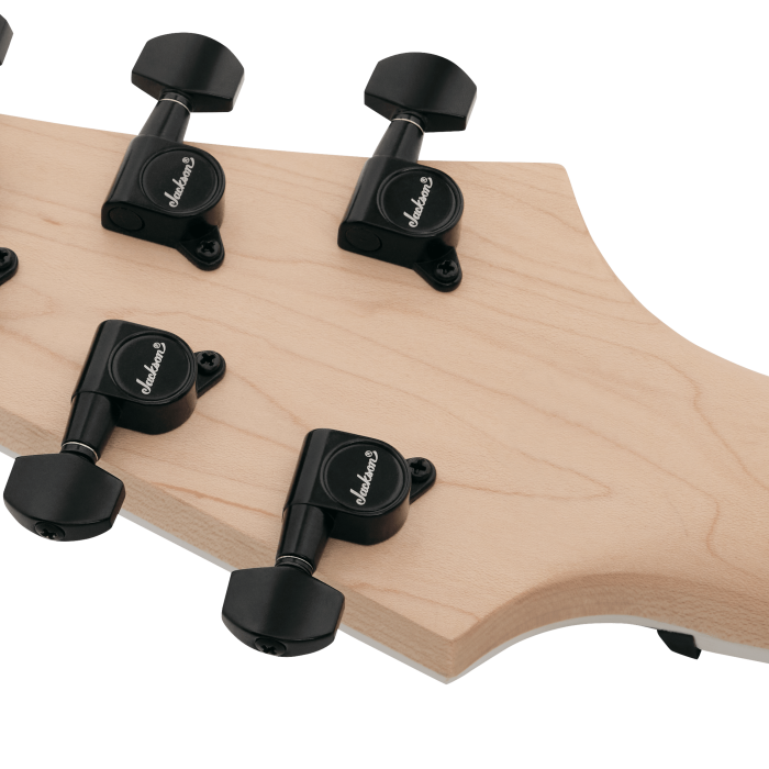 Jackson JS Dinky Arch Top JS22Q-7 DKA HT Amaranth Klavye Transparent Black Burst 7 Telli Elektro Gitar