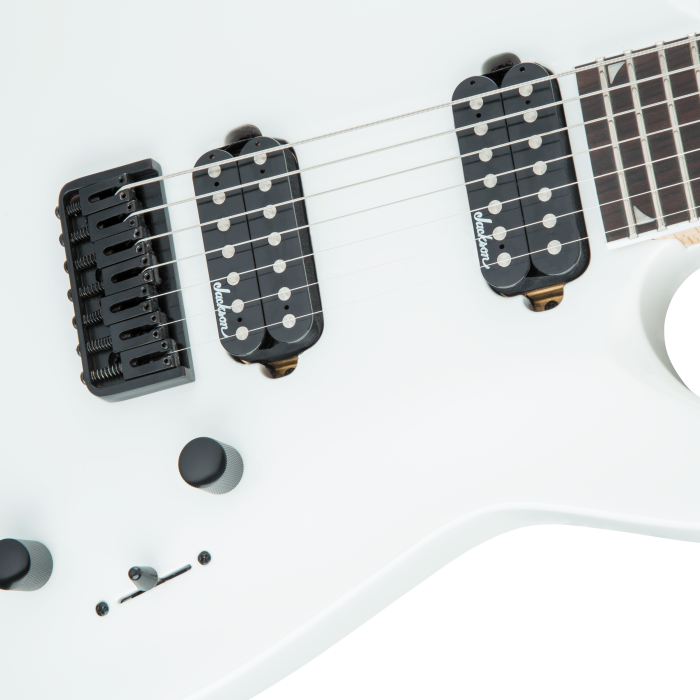 Jackson JS Dinky Arch Top JS32-7 DKA HT Amaranth Klavye Snow White 7 Telli Elektro Gitar