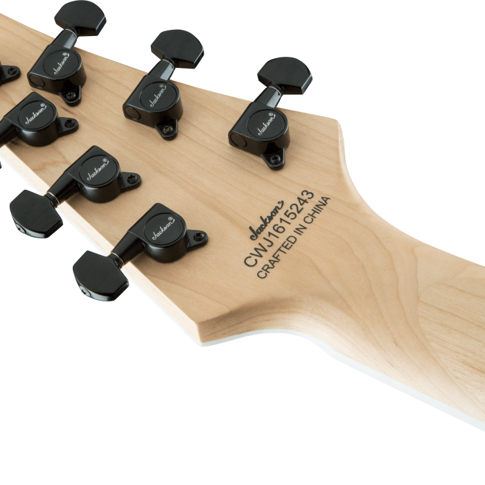 Jackson JS Dinky Arch Top JS32-7 DKA HT Amaranth Klavye Snow White 7 Telli Elektro Gitar