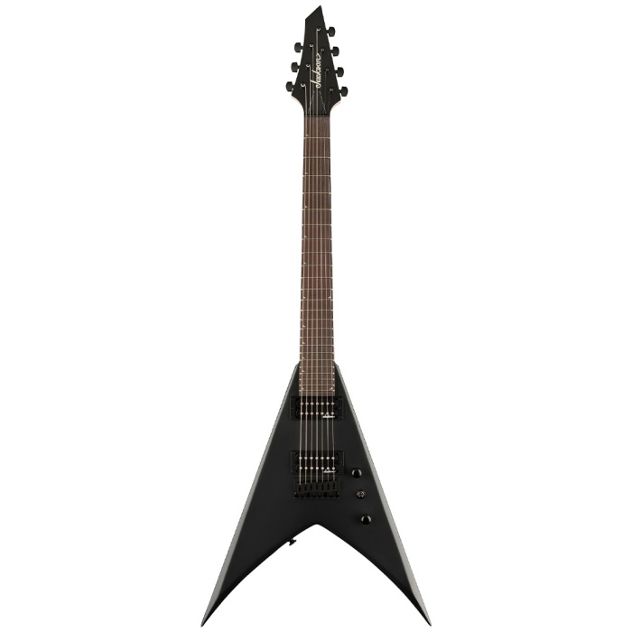 Jackson 2910127568 Js Series King V Js22-7 Ht 7 Telli Elektro Gitar (satin Black - Amaranth Klavye) | Js Serisi 7 Telli Tasarım Sabit Köprü Ve Mat Siyah King V Gövde