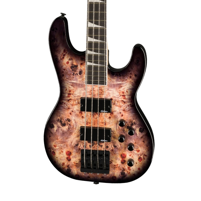 Jackson JS Concert Bass JS3P Amaranth Klavye Transparent Black Burst Bas Gitar
