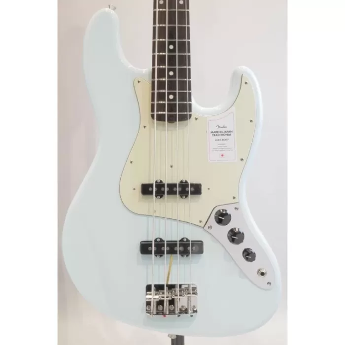 Fender Made in Japan Traditional 60s Jazz Bass Gülağacı Klavye Sonic Blue w/Bag Bas Gitar