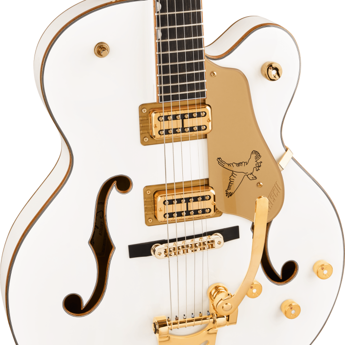 Gretsch Synchromatic Falcon Hollowbody Bigsby Abanoz Klavye Snowcrest White Elektro Gitar