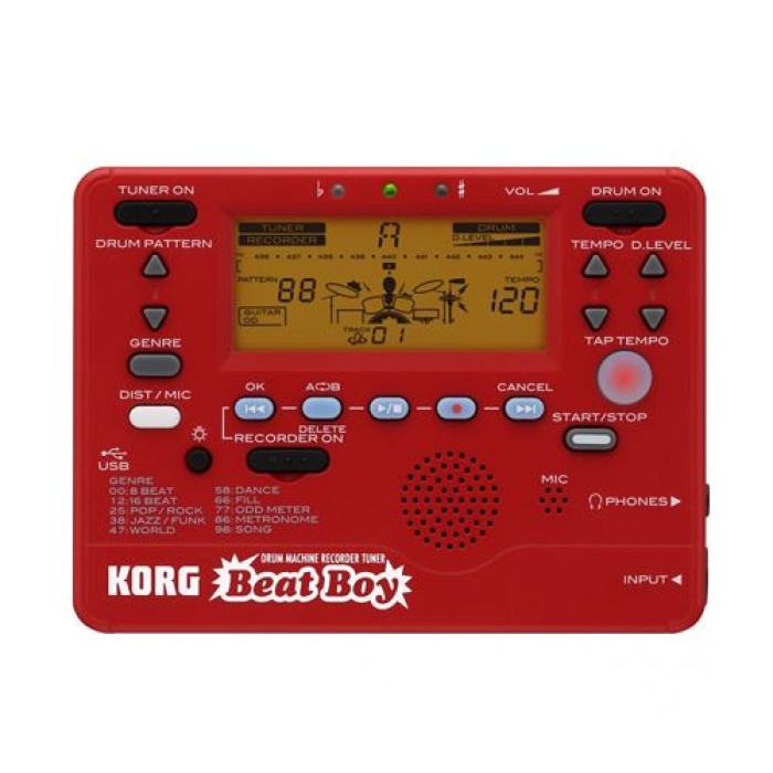 Korg BEATBOY Drum Machine Recorder Tuner | Metronom & Akort Aleti