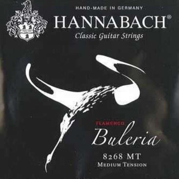 Hannabach 8268MT Flamenko Gitar Alt 3lü Tel Seti (Profesyonel - Yedek Bas Takımı) | Medium Tension (Orta), Sadece 4-5-6. Teller (E-A-D), Flamenko İçin Sert ve Parlak Atak | Ölçüler: 4/4 Standart Flamenko Gitar