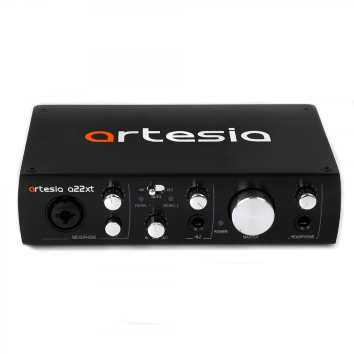 Artesia A-22XT USB AudioBox Ses Kartı | 2 Giriş/2 Çıkış 24-bit/96kHz Yüksek Çözünürlük