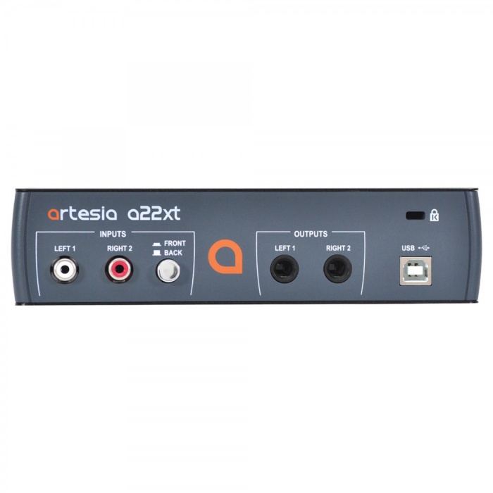 Artesia A-22XT USB AudioBox Ses Kartı | 2 Giriş/2 Çıkış 24-bit/96kHz Yüksek Çözünürlük