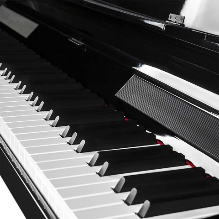 Artesia A-24-BP Dijital Piyano - Lake Siyah (Başlangıç/Orta - Mobilya Tipi Piyano) | Parlak Lake Siyah (Polished), 88 Ağırlıklı Çekiç Aksiyonlu Tuş Takımı, Dahili Hoparlör | Ölçüler: 1360 x 385 x 775 mm