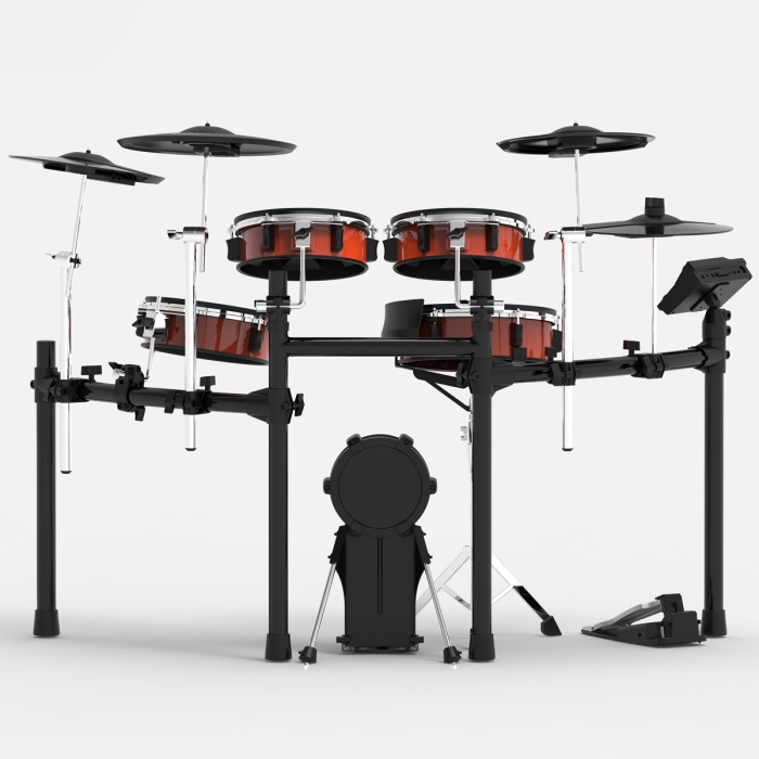 Artesia A250 Legacy Dijital Davul Seti (Başlangıç/Orta) | Komple Set, File Deri Mesh Padler, Hassas Tetikleme, Dahili Eğitim Modülleri ve Sesler