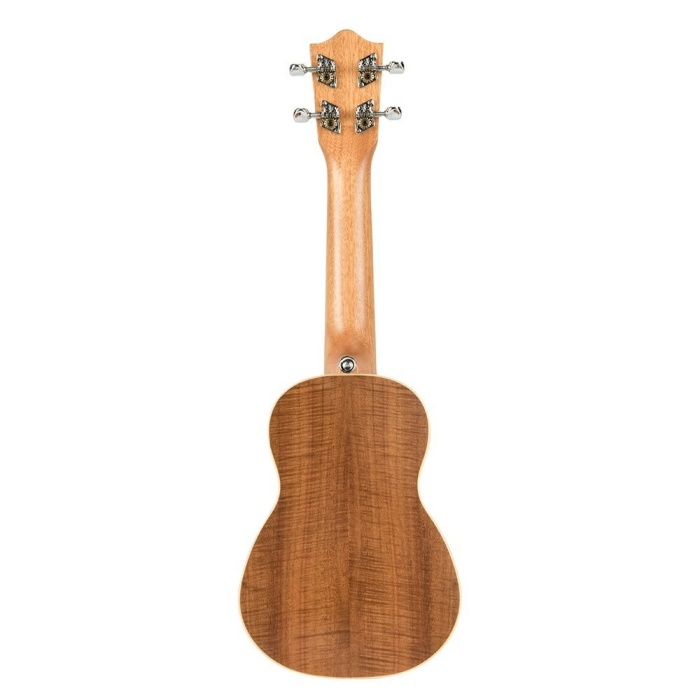 Lanikai ACST-S Akasya Soprano Ukulele (Profesyonel - Soprano Boy) | Tamamı Akasya Gövde, Krom Açık Mekanizma Akort Burguları, Zengin ve Sıcak Ses | Ölçüler: Soprano Boy / 12 Perde
