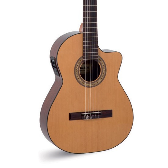 Admira ADM0510ECF JUANITA-ECF Elektro Klasik Gitar | Sahne Performansı İçin Aktif Preamp Parlak Ton