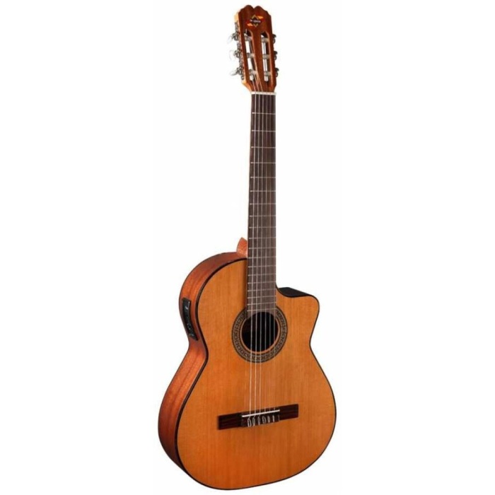 Admira ADM0540ECF MALAGA-ECF Elektro Klasik Gitar | Masif Sedir Kapak Kesik Kasa (Cutaway) Ekolayzerli
