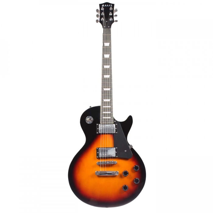 Angel AELG200-SB Sunburst Elektro Gitar | Les Paul Tipi Kasa Sıcak Humbucker Tonları
