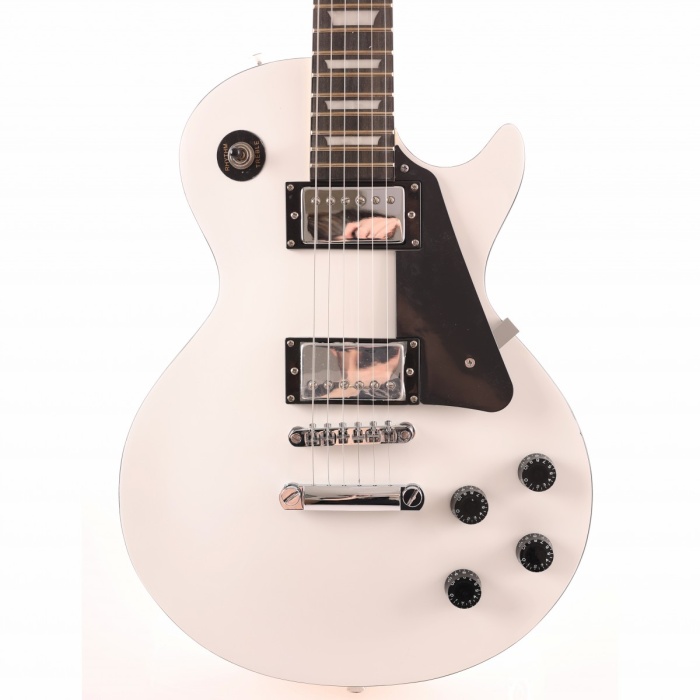 Angel AELG200-WH Beyaz Elektro Gitar | Les Paul Tipi Kasa Set-Neck Bağlantı Zarif Beyaz