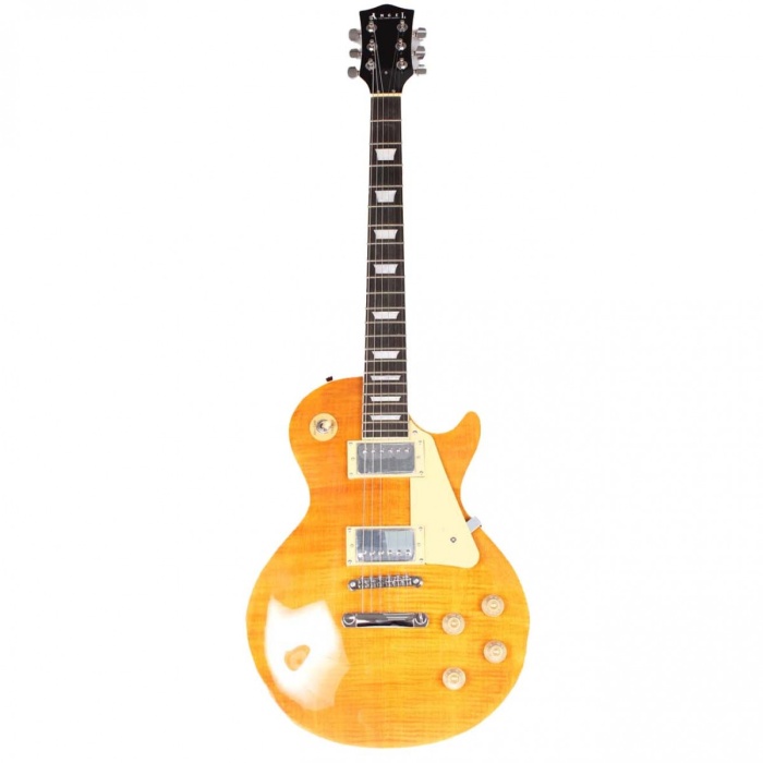 Angel AELG250-TE Tiger Eye Elektro Gitar | Kaplan Gözü Kaplama Lüks Görünüm