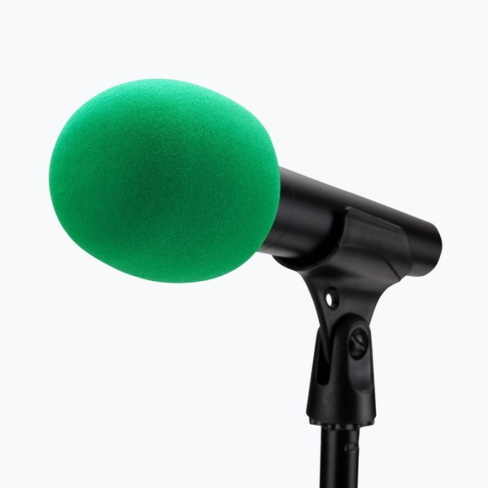 On Stage ASWS58-GRN Mikrofon Süngeri (Yeşil) | Toz ve Neme Karşı Koruma