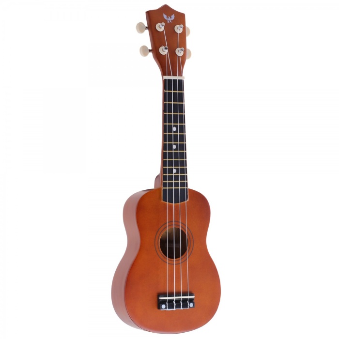 Angel AUK21-BR Kahverengi Soprano Ukulele | Ihlamur Gövde Yumuşak Teller