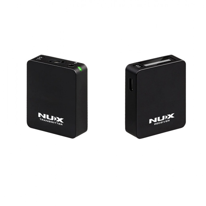 Nux B-10 Vlog Kablosuz Lavalier Mikrofon Sistemi (Profesyonel) | 2.4GHz Dijital İletim, Şarj Edilebilir Batarya, Kompakt Yapı, Net İletişim