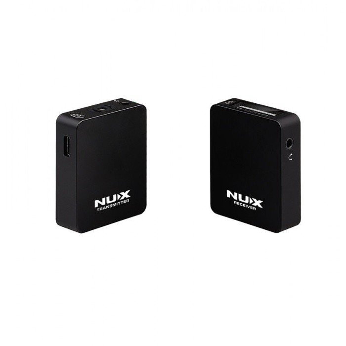 Nux B-10 Vlog Kablosuz Lavalier Mikrofon Sistemi (Profesyonel) | 2.4GHz Dijital İletim, Şarj Edilebilir Batarya, Kompakt Yapı, Net İletişim