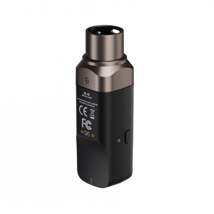 NUX B-6 Kablosuz Saksafon Mikrofon Seti (Profesyonel - 2.4GHz Wireless) | Klipsli Alıcı ve Verici, Saksafon İçin Optimize Frekans Yanıtı, Şarj Edilebilir Kasa | Ölçüler: 20 Metre Çekim Menzili