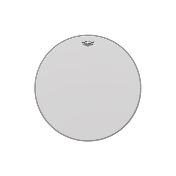 REMO BR-1122-00 Ambassador Coated Kick Derisi (22) | Bas Davul İçin Tek Katlı Beyaz