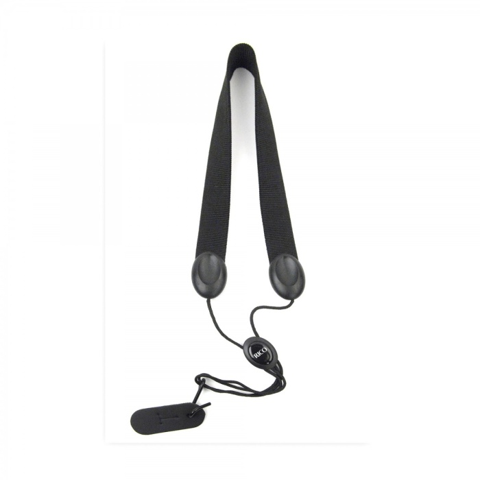 DAddario Woodwinds CCA01 Rico Siyah Bb Klarnet Askısı | Ayarlanabilir Konforlu Boyunluk