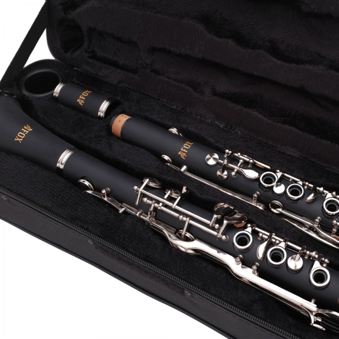 Fox CL100-G Sol Klarnet (Başlangıç - Türk Sistemi Klarnet) | G (Sol) Klarnet, Nikel Kaplama Tuşlar, Bakalit Gövde, Türk Müziği İçin İdeal Perde Yapısı | Uyum: Sol Klarnet Başlangıç Seviyesi