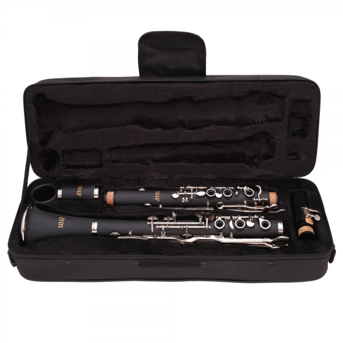 Fox CL100-G Sol Klarnet (Başlangıç - Türk Sistemi Klarnet) | G (Sol) Klarnet, Nikel Kaplama Tuşlar, Bakalit Gövde, Türk Müziği İçin İdeal Perde Yapısı | Uyum: Sol Klarnet Başlangıç Seviyesi