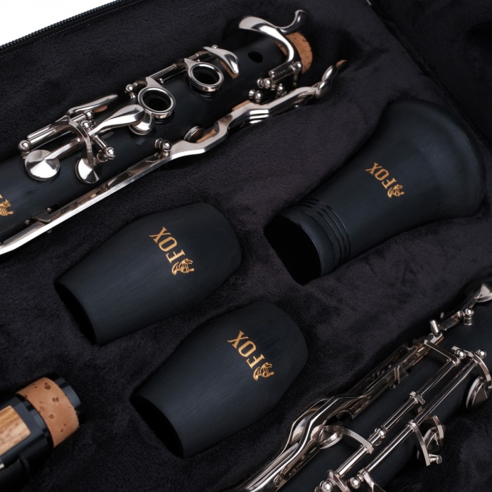 Fox CL2000-G Sol Klarnet - Gold Tuş (Profesyonel - Özel Seri) | G (Sol) Akort, Altın Kaplama Tuş Mekanizması, Geliştirilmiş Akustik Rezonans, Türk Sistemi Perde Yapısı | Uyum: Sahne ve Profesyonel Performans