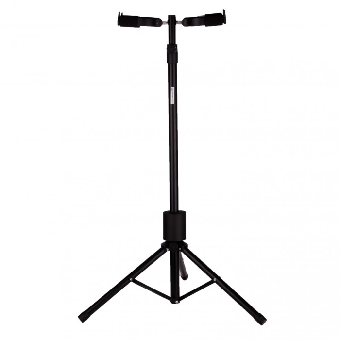 Artstand CM462 Kilitli İkili Gitar Standı | Güvenli Boyun Kilidi İki Enstrüman Kapasiteli