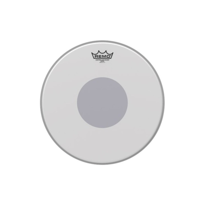 REMO CS-0114-10 Controlled Sound Coated Black Dot (Profesyonel - 14 İnç Trampet Derisi) | 10-mil Tek Katman, Efsanevi Dayanıklılık ve Odaklanmış Tını, Sektör Standardı | Ölçüler: 14 İnç Çap