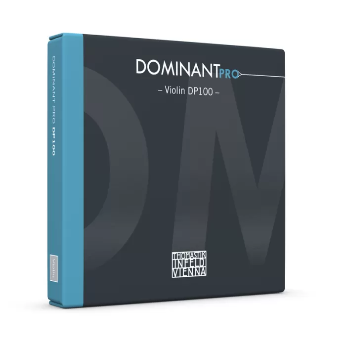 Thomastik Infield DP100 Dominant Pro Keman Teli Seti (Üst Segment - Profesyonel Solist Serisi) | Geliştirilmiş Sentetik Çekirdek, Geniş Dinamik Aralık, Hızlı Cevap ve Kararlı Akort | Uyum: 4/4 (Tam Boy) Kemanlar