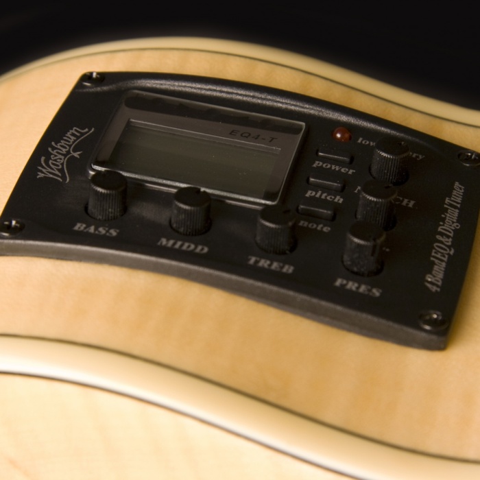 Washburn EA20 Festival Serisi Elektro Akustik Gitar | İnce Kasa (Thinline) Sahne Performansı Klasiği