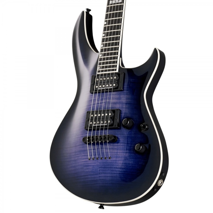 ESP E-II Horizon-III Flamed Maple Reindeer Blue Elektro Gitar