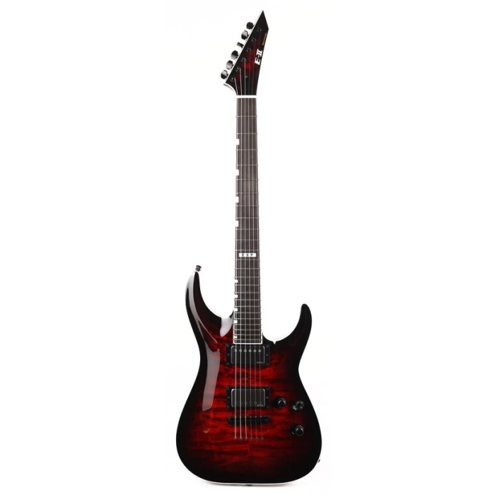 ESP E-II Horizon See Thru Black Cherry Burst Elektro Gitar