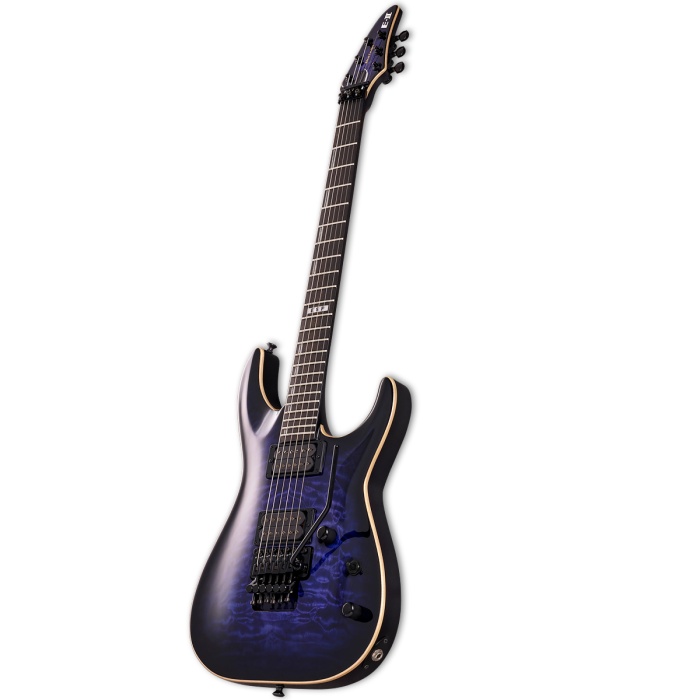 ESP E-II Horizon Quilted Maple Reindeer Blue Elektro Gitar