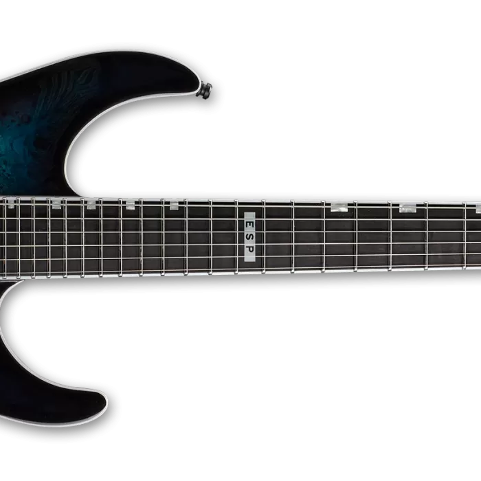 ESP E-II M-II HT Mercury Blue Burst Elektro Gitar