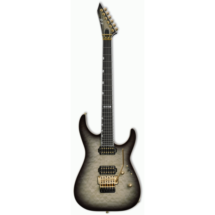 ESP E-II M-II QM Black Natural Burst Elektro Gitar